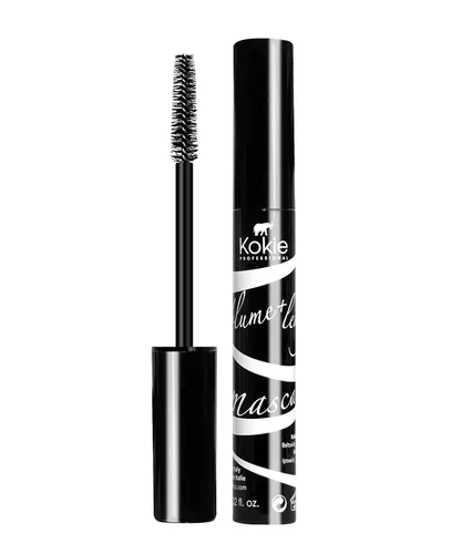 Vista 3 de Kokie Cosmetics Volume + Length Mascara, negro, 0.32 onzas