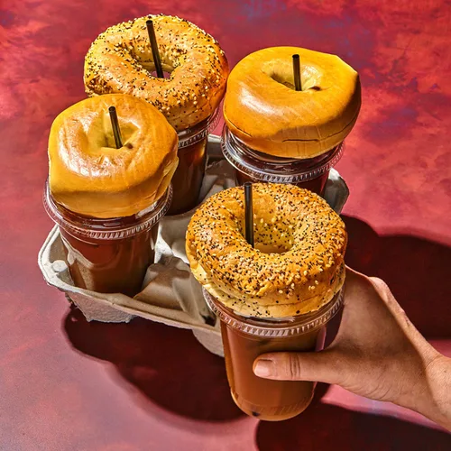 Vista 7 de Toufayan Everything Bagels Alto en proteínas Vegano Sin soja (2 paquetes, 12 bagels en total)