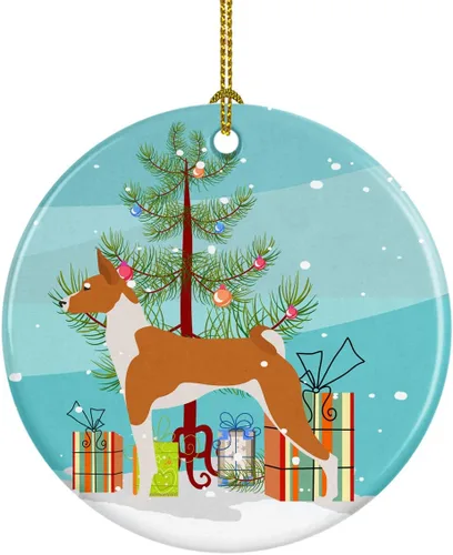 Vista 100 de Caroline's Treasures Cavalier King Charles Spaniel - Adorno de cerámica para árbol de Navidad, decoración colgante para el hogar, Navidad, fiestas