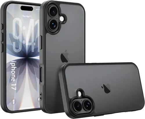 Vista 60 de Funda Translúcida Mate para iPhone 11, [Protección contra Caídas de Grado Militar de 10 Pies] Parachoques Protector Delgado Duradero Resistente a