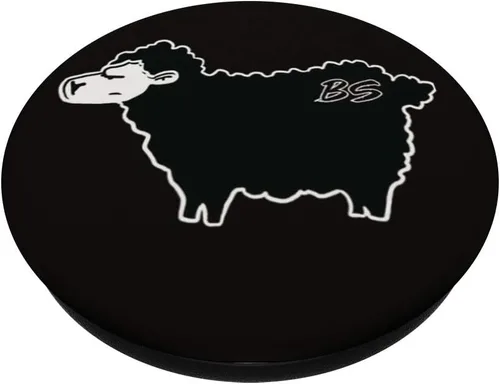Vista 2 de Blaq Sheep First Edition PopSockets - Agarre y soporte para teléfonos y tabletas, Negro