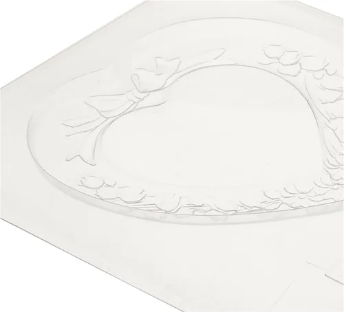 Vista 4 de Cybrtrayd Plastic mold, 7-1/4" x 7-1/2" x 1/2" deep, Clear