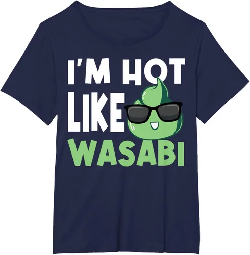 Vista 10 de Wasabi - Camiseta de condimentos de pasta picante de rábano picante japonés, Negro