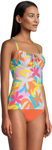 Vista 3 de Lands' End Traje de baño tankini resistente al cloro para mujer con tirantes ajustables