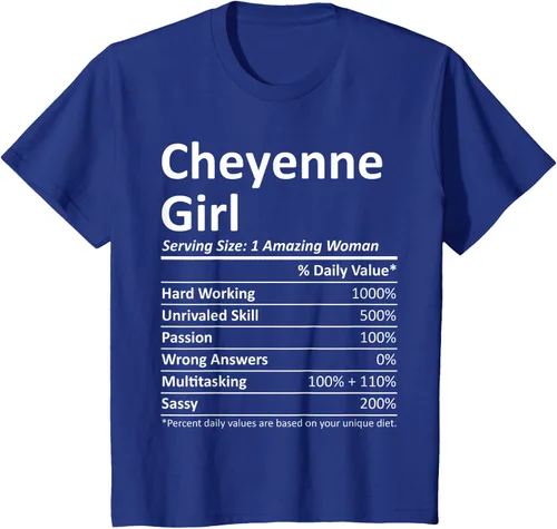 Vista 10 de CHEYENNE GIRL WY WYOMING - Camiseta divertida de regalo de City Home Roots USA, Negro, S