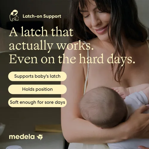 Vista 4 de Medela Contacto Protectores de pezones para lactancia materna, Amarillo