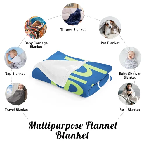 Vista 5 de Manta personalizada con nombre para niños, manta personalizada con nombre de bebé súper suave para niños y niñas, manta con monograma con nombre