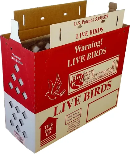Vista 3 de Pinnon Hatch Farms Lite Shipper Live Bird Cajas de envío con divisores (1 caja con separador)