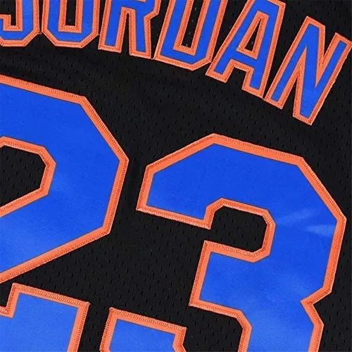 Vista 2 de Camiseta de baloncesto para hombre #23 Space Movie Jersey BlancoNegroAzul