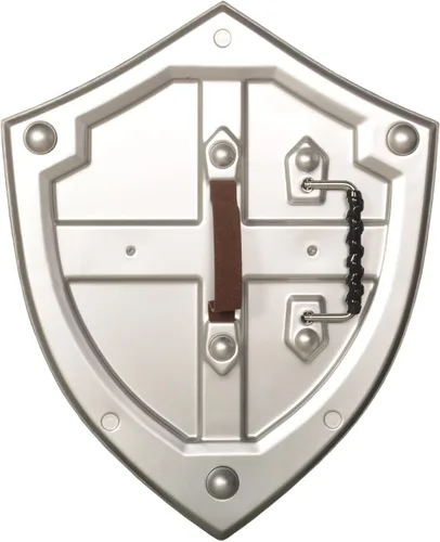 Vista 5 de Blue Shield - Juego de anime japonés para cosplay, espada Hylian Shield Metal
