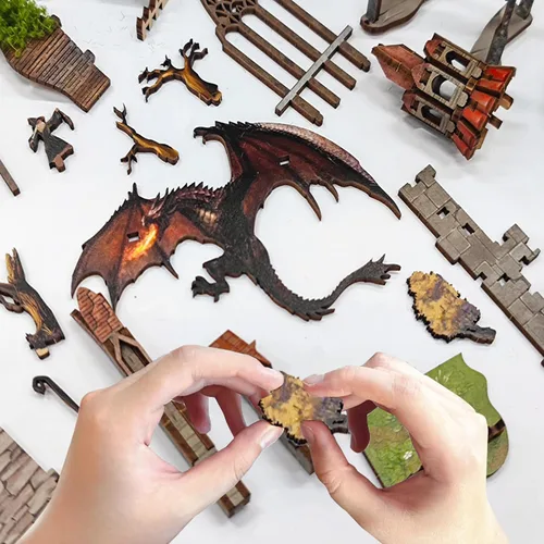 Vista 7 de Kit de rincón de libros con luces LED, casa de muñecas en miniatura 3D, rompecabezas de madera para adultos, decoración de sujetalibros, ideal