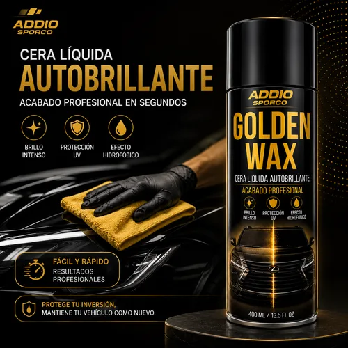Golden Wax Porcelanizado Carro 400 ML de Winshield Colombia