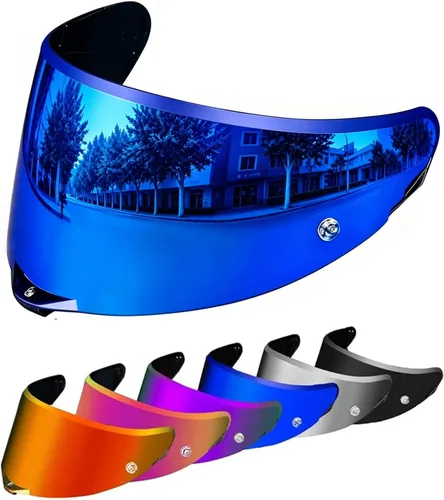 Vista 12 de PSLER Pista GP RR - Visera Pista para casco de motocicleta, repuesto para Pista GPR CORSA-R Pista GPRR RACE 3, color negro