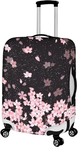 Vista 2 de Funda de equipaje de viaje engrosada 182426283032 pulgadas Maleta Spandex cubierta, Flor de Cerezo