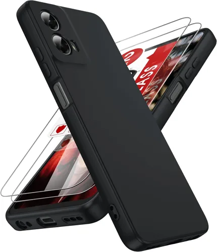 Vista 185 de LeYi Funda para Motorola Moto G Play 4G 2024: Funda para Moto G Play 4G 2024 con funda delgada y antiarañazos, silicona líquida a prueba de golpes