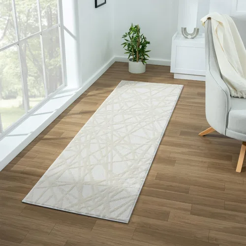 Vista 16 de LUXE WEAVERS Alfombra geométrica de 2 x 3 pulgadas, diseño geométrico de líneas abstractas modernas