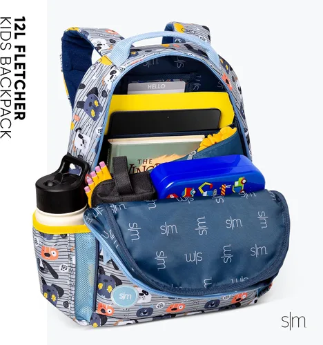 Vista 4 de Simple Modern Mochila para niños pequeños y niñas M Avengers Assemble Niños-12l