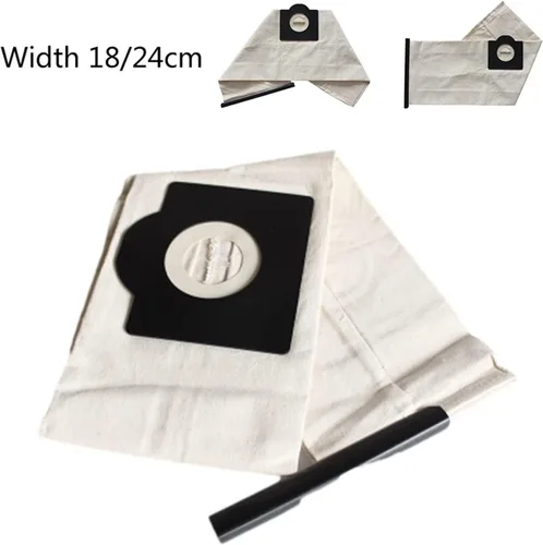 Vista 3 de Bolsas de polvo de tela lavables compatibles con Karcher WD3 MV3 SE4001 A2299 K2201 F K2150 bolsas de polvo para aspiradoras accesorios de repuesto