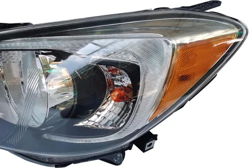 Vista 8 de CNCEST Conjunto de faros delanteros halógenos izquierdos, ajuste directo, carcasa cromada, lente transparente, para modelos Subaru Impreza