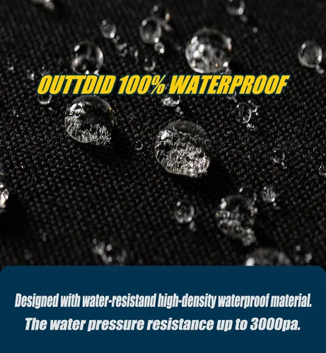 Vista 6 de Funda de mesa de ping pong 600D resistente al agua para exteriores e interiores, plegable, 9 x 5 pies, mesas de tenis de mesa plegables
