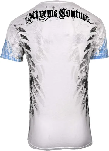 Vista 3 de Xtreme Couture by Affliction Camiseta para hombre The Edge White