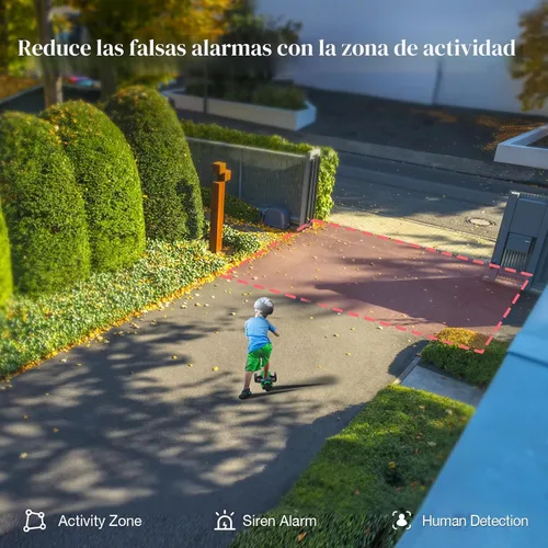 Vista 8 de Sense-U Monitor de bebé con batería, cámara de seguridad inteligente, uso en interiores y exteriores, detección de respiración AI, monitor de video