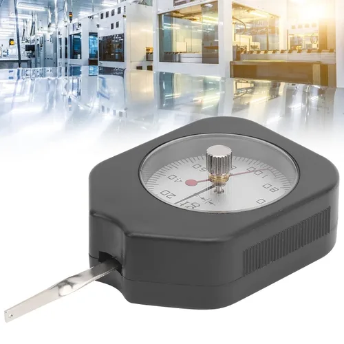 Vista 6 de Kadimendium Medidor de tensión de esfera SEG-100‑2 Medidor de tensión Medidor de fuerza de gramo de bolsillo Medidor de fuerza doble puntero 3.53 oz