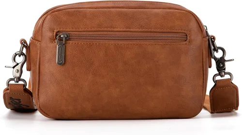 Vista 4 de Wrangler Bolsos cruzados para mujer, bolso de cámara a la moda con correa ancha