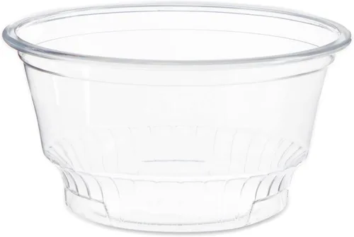 Vista 9 de Juvale Vasos de plástico con tapas, 5 onzas, transparentes, paquete de 50 unidades, tazas de postre y recipientes de helado con tapas de cúpula