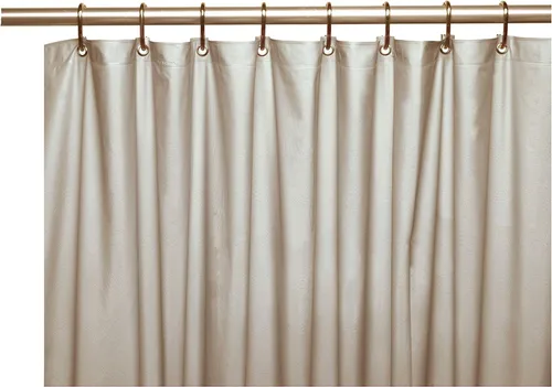 Vista 10 de Forro para cortina de regadera, resistente, de vinilo de 12 calibres con ojales de metal, elegante