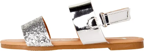 Vista 3 de bebe Sandalias para Niñas - Sandalias para Niñas Grandes y Niñas Pequenas con Correas de Cuero Duradero y Lentejuelas, Zapatos de Vestir de Verano