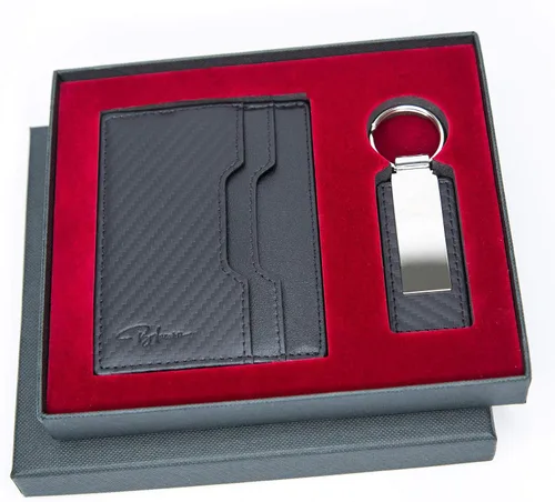 Vista 5 de BLACARO - Billetera delgada Picara con clip de dinero con bloqueo RFID Billetera de crédito - Cartera de viaje - Mini cartera minimalista