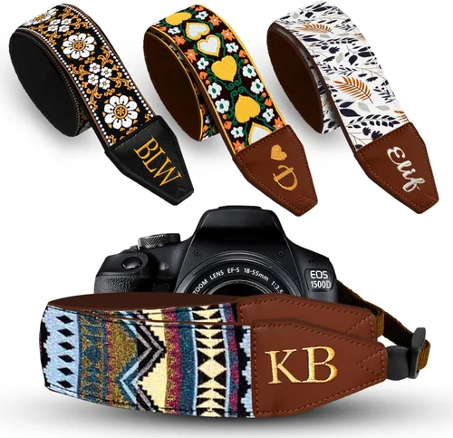 Vista 16 de Art Tribute Camera Strap for All DSLR and Mirrorless Cameras. Photographers Strap Neck, Shoulder & Crossbody Camera Strap