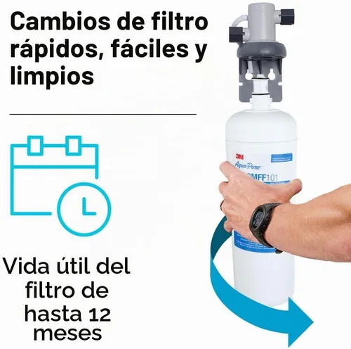 Vista 5 de Sistema de filtración de agua bajo el fregadero 3M Aqua-Pure, N/A, 1