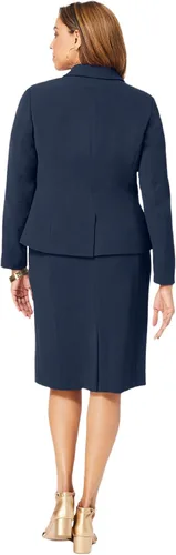 Vista 3 de Jessica London Traje de traje de dos piezas con chaqueta de un solo pecho para mujer