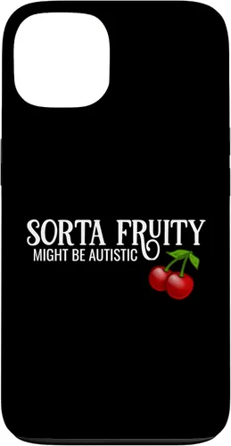 Vista 7 de Sorta Fruity Autistic Bisexual Queer Lesbian Autism Cherry Case for iPhone 16