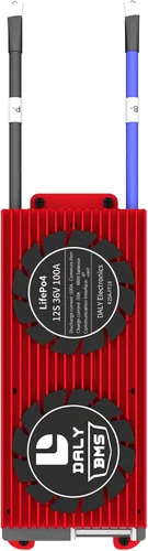Vista 8 de DALY Programable Smart BMS Lifepo4 12S 36V 30A LiFePO4 Tablero de protección de batería con cables de equilibrio Comunicación UART para convertidor