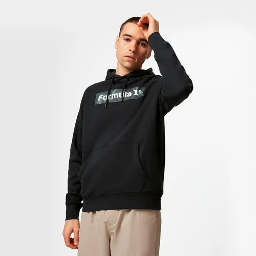 Vista 3 de Fuel For Fans Colección Fórmula 1 - Sudadera con capucha de camuflaje F1 - Negro - Talla: M, Negro