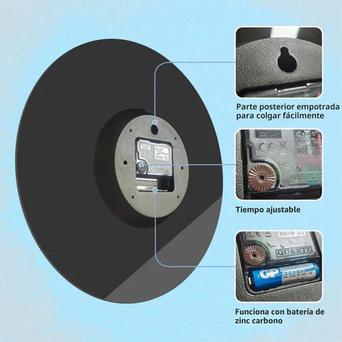 Vista 5 de Tabla periódica de 12 pulgadas de los elementos del arte de la pared