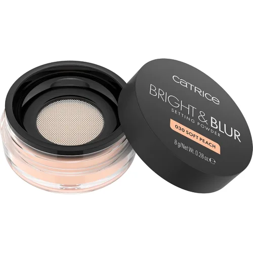 Vista 10 de Catrice Polvo fijador suelto Bright & Blur Sin fragancia, ligero, acabado difuminador instantáneo Vegano y libre de crueldad (020 Rosa suave)