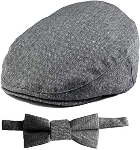 Vista 49 de Born to Love Gorro de conductor a rayas para niños pequeños