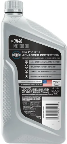 Vista 149 de Valvoline SynPower Full aceite sintético para motor, 1 Cuarto de galón, Ambar