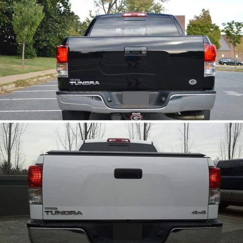 Vista 7 de IRONTEK Manija de puerta trasera exterior con textura negra para Toyota Tundra 2007-2013 Reemplaza: 69090-0C040 690900C040 81213 1PCS