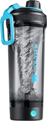 Vista 20 de VOLTRX Botella agitadora, Mezclador eléctrico recargable USB C con Gallium para batidos de proteínas, Vasos agitadores para batidos de proteínas