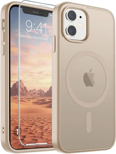 Vista 205 de SUPFINE Funda magnética para iPhone SE 2022 (3ª)/2020 (2ª), iPhone 8 (compatible con MagSafe) (protección contra caídas de grado militar), funda