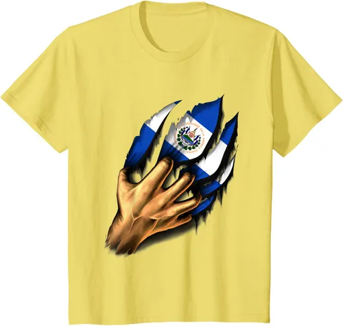 Vista 45 de El salvador bandera camisa salvadoreña en mi