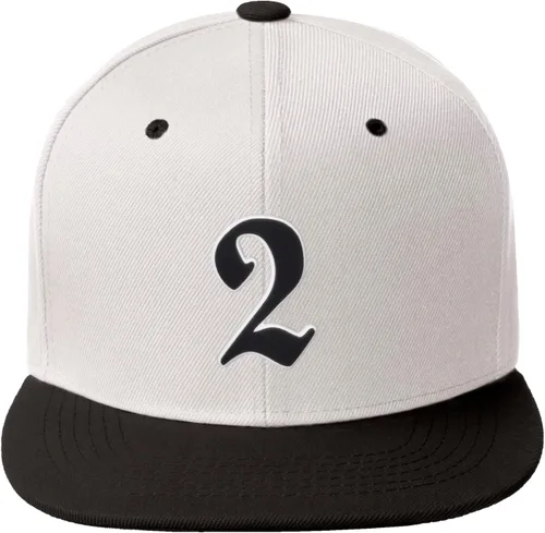 Vista 350 de Daxton Gorra clásica con visera de billete plano con letras del alfabeto inglés antiguo de la A a la Z