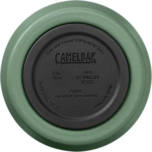Vista 6 de CamelBak Horizon Vaso Térmico de 16 oz - Acero Inoxidable Aislado - Tapa de Tres Modos - Musgo
