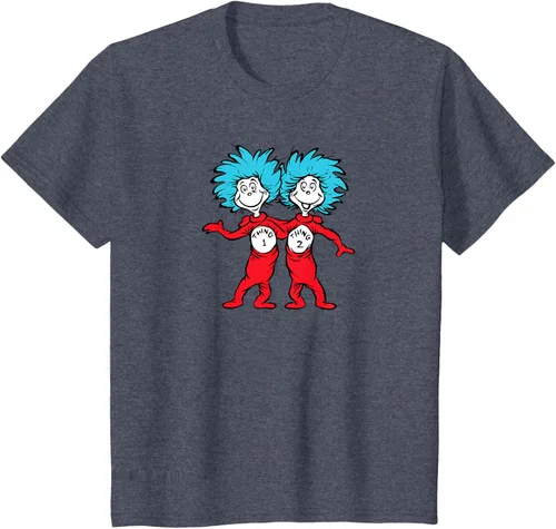 Vista 70 de Dr. Seuss Thing 1 Thing 2 Buddies - Camiseta Negro