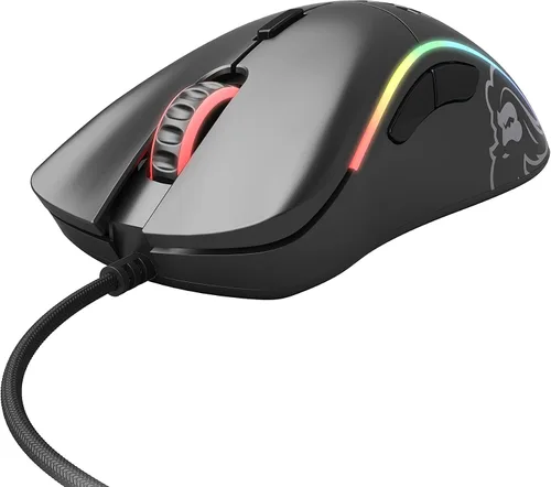 Vista 3 de Glorious Gaming Mouse - Glorious Model D Honeycomb Mouse - Mouse de PC RGB superligero - 240oz - Mouse negro mate con cable
